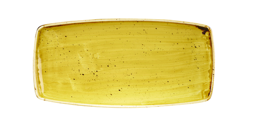 Półmisek prostokątny 295x150 mm | CHURCHILL, Stonecast Mustard