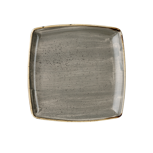 Talerz płytki kwadratowy 268 mm | CHURCHILL, Stonecast Grey