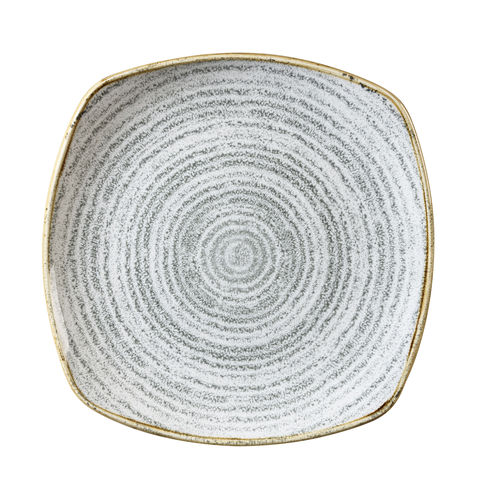 Talerz płytki kwadratowy 252 mm | CHURCHILL, Studio Prints Homespun Stone Grey