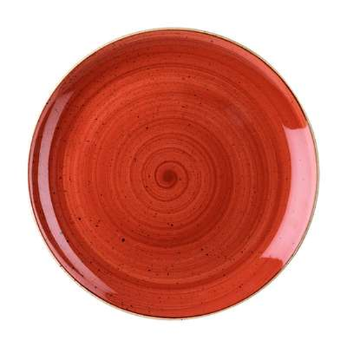 Talerz płytki okrągły ø 260 mm | CHURCHILL, Stonecast Orange