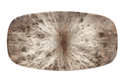 Półmisek prostokątny 355x189 mm | CHURCHILL, Studio Prints Stone Zircon Brown