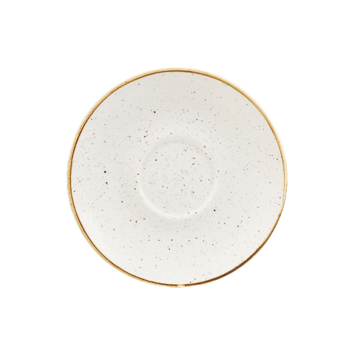 Spodek okrągły ø 156 mm | CHURCHILL, Stonecast Barley White