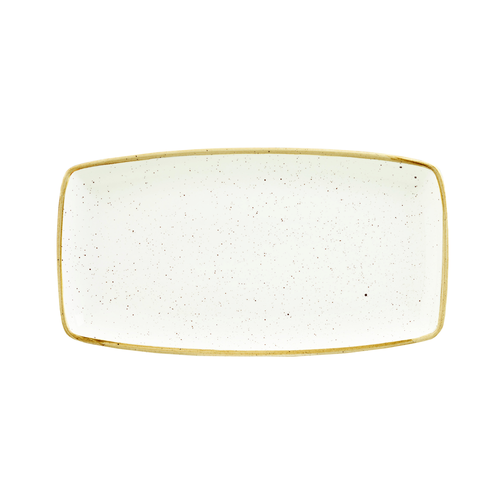 Półmisek prostokątny 350x185 mm | CHURCHILL, Stonecast Barley White