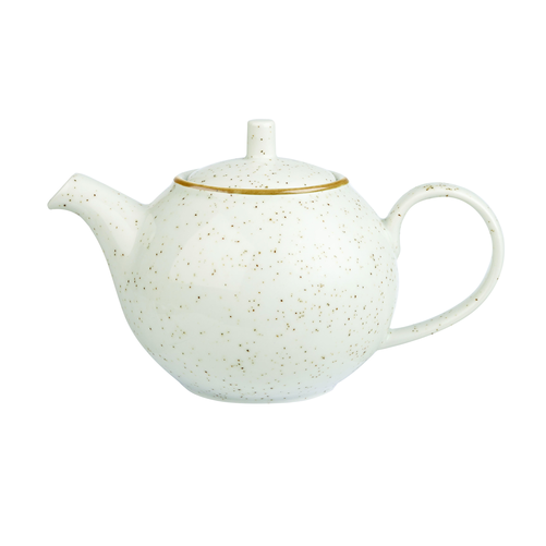 Pokrywa zapasowa do dzbanka do herbaty | CHURCHILL, Stonecast Barley White