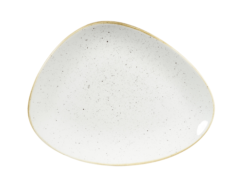 Półmisek trójkątny 265x205 mm | CHURCHILL, Stonecast Barley White