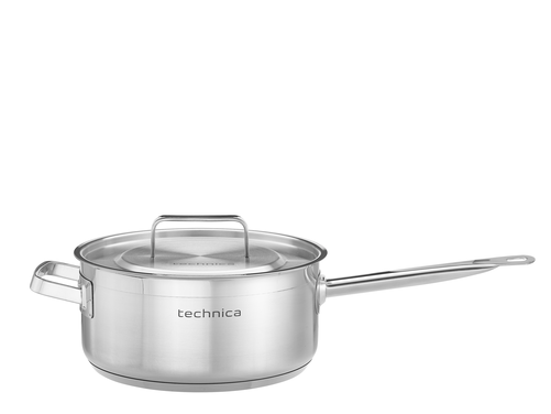 Rondel 5 l o średnicy 240 mm ze stali nierdzewnej z pokrywką | TECHNICA, Platinum Line