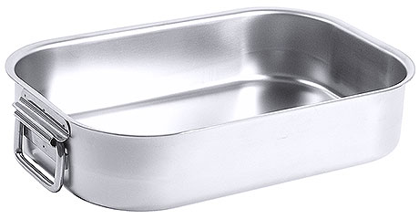 Brytfanna ze stali nierdzewnej, 6 l, 375x275x75 mm | CONTACTO, 141/350