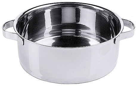 Menażka obiadowa ze stali nierdzewnej bez pokrywki, 1,2 l, o średnicy 160 mm | CONTACTO, 2016/161