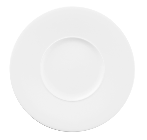 Talerz płytki okrągły z szerokim rantem ø 280 mm | CHURCHILL, Ambience