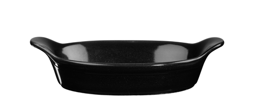 Naczynie do zapiekania owalne z uchwytami ø 150x180 mm, 300 ml | CHURCHILL, Cookware Black