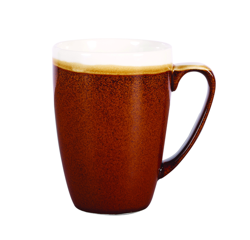 Kubek 340 ml | CHURCHILL, Monochrome Cinnamon Brown