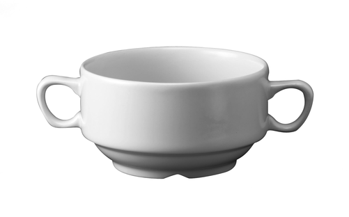 Bulionówka z uchwytami ø 115 mm, 400 ml | CHURCHILL, White