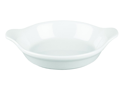 Naczynie do zapiekania owalne z uchwytami ø 175x215 mm, 590 ml | CHURCHILL, Cookware White