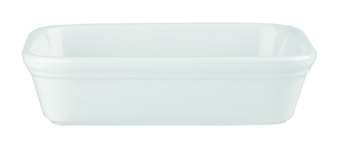 Naczynie do zapiekania prostokątne 155x115x40 mm, 400 ml | CHURCHILL, Cookware White