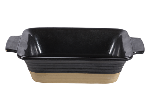 Półmisek prostokątny 170x130 mm, 483 ml | CHURCHILL, Igneous Black