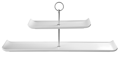 Patera dwupoziomowa prostokątna 300x145/560x153 mm | CHURCHILL, Plate Towers