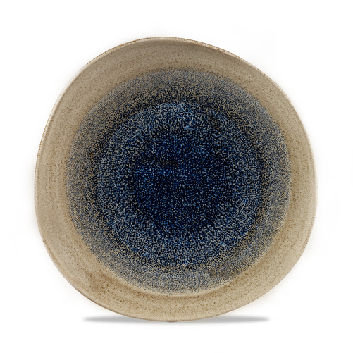 Talerz płytki o organicznym kształcie ø 210 mm | CHURCHILL, Stonecast Aqueous Bayou