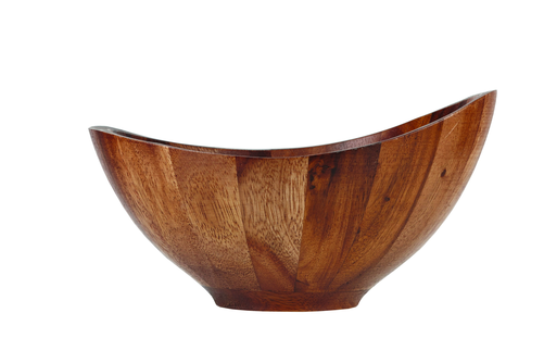 Miska owalna ø 230 mm, 1,4 l, drewniania | CHURCHILL, Moonstone Buffet