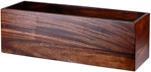 Pojemnik drewniany prostokątny, 470x150x150 mm | CHURCHILL, Wood Brown Acacia