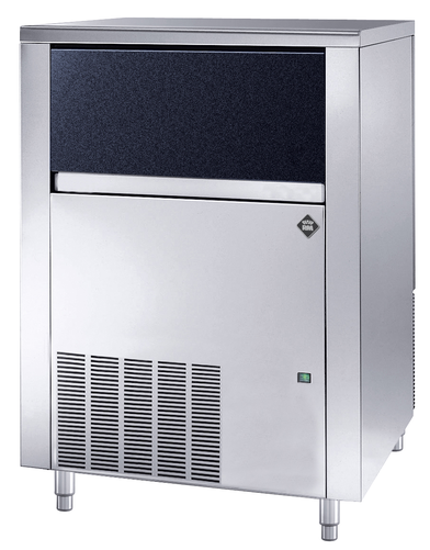 Kostkarka do lodu 130 kg/24 h, 1,05 kW, chłodzenie powietrzem, 840x740x1205 mm, inox | RMGASTRO, IMC-13065 A