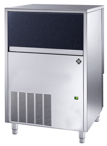 Łuskarka do lodu 153 kg/24 h, 0,65 kW, chłodzenie wodą, 738x690x1150 mm, inox | RMGASTRO, IMG-15055 W