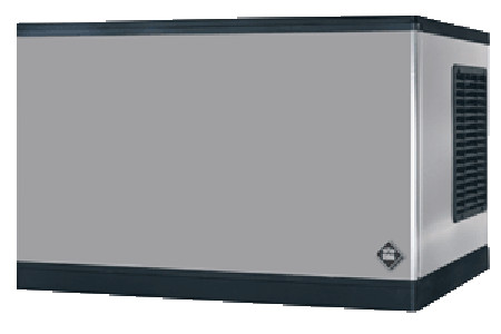 Kostkarka do lodu 215 kg/24 h, 1,2 kW, chłodzenie wodą, 760x620x500 mm, inox | RMGASTRO, N-215 W
