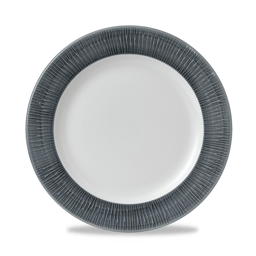 Talerz płytki okrągły z szerokim rantem ø 261 mm | CHURCHILL, Bamboo Mist