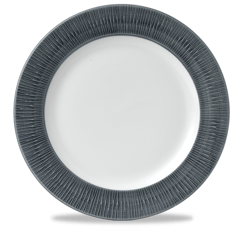 Talerz płytki okrągły z szerokim rantem ø 305 mm | CHURCHILL, Bamboo Mist