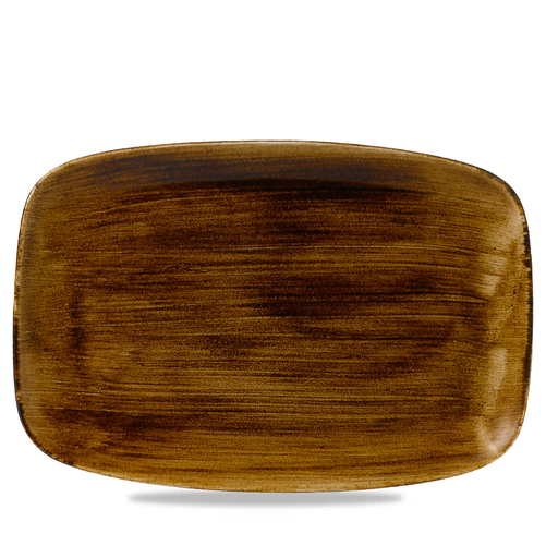 Talerz płytki prostokątny 300x199 mm | CHURCHILL, Stonecast Patina Vintage Copper