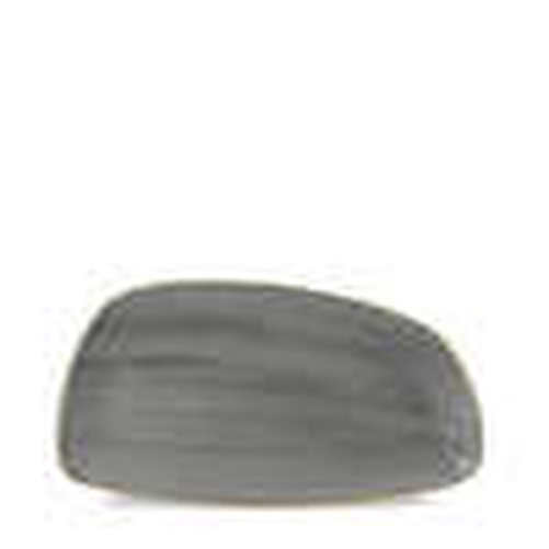 Talerz płytki o nieregularnym kształcie 300x155 mm | CHURCHILL, Stonecast Peppercorn Grey