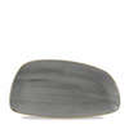 Talerz płytki o nieregularnym kształcie 350x185 mm | CHURCHILL, Stonecast Peppercorn Grey
