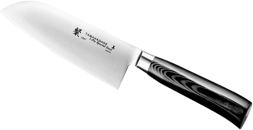 Nóż Santoku 120 mm | TAMAHAGANE, SAN Black
