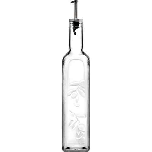 Butelka do oliwy i octu z metalowym korkiem, pojemność 0,5 l | PASABAHCE, 400291