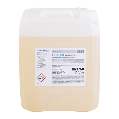Uniwersalny płyn myjący 20 l | CLINTECH, Liquid Light