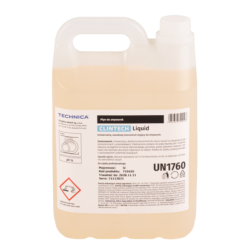 Uniwersalny płyn myjący 5 l | CLINTECH, Liquid