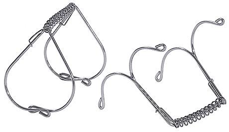 Klamra do mięs ze stali nierdzewnej, 55x50 mm | CONTACTO, 153/050