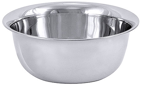 Miska ze stali nierdzewnej z rantem, 6 l, o średnicy 280 mm | CONTACTO, 500/320