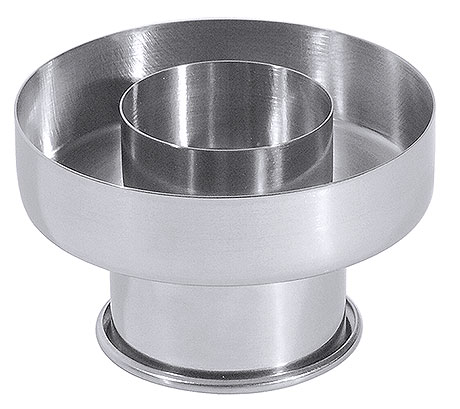 Forma metalowa do wycinania pączków „oponek”, o średnicy 40/80 mm | CONTACTO, 683/080