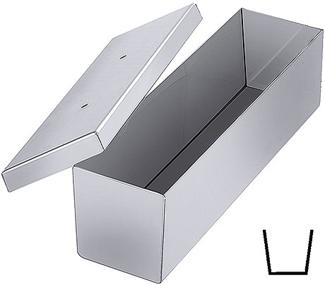 Forma do pasztetu, terrin z pokrywką  300x80x70 mm | CONTACTO, 883/300