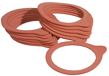 Uszczelki do słoików Weck, komplet 10 szt. | CONTACTO, 2707/960