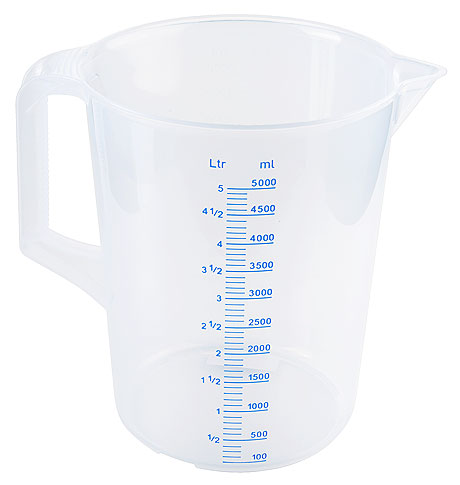 Dzbanek miarka z polipropylenu, 5 l  | CONTACTO, 3078/500