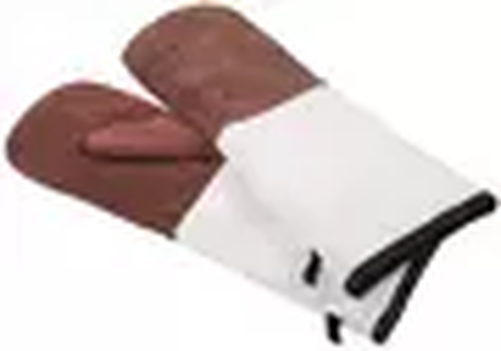 Skórzane rękawice ochronne z 1 palcem 460x200 mm | CONTACTO, 6532/460