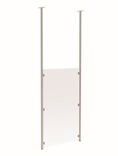 Osłona kasowa, 500x100x960 mm | DORA METAL, DM-19-2-S