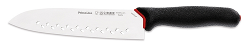 Nóż kucharski Santoku "Mano" 190 mm, czarny | GIESSER, PrimeLine Chef