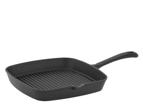 Patelnia grillowa, żeliwna, kwadratowa 220x220x35 mm | TECHNICA, Platinum Line