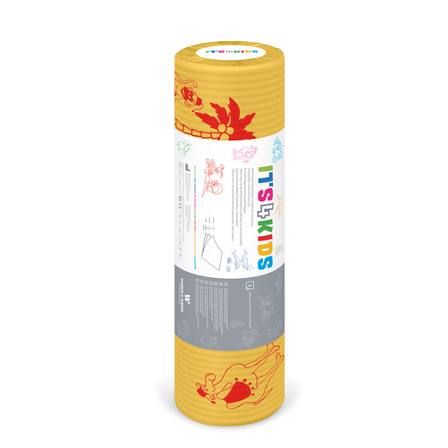 Serweta stomatologiczna bibułowo-foliowa dla dzieci It's4kids 33x50 cm, 50 szt. na rolce | WEBER&WEBER, It's4kids