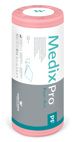 Rolka medyczna bibułowo-foliowa MedixPro o szerokości 50 cm, bez perforacji na rolce 40 m | WEBER&WEBER, MedixPro