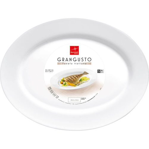 Talerz owalny do ryb, 350x267 mm | STALGAST, Grangusto