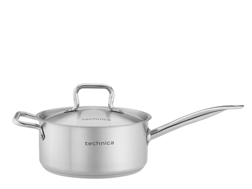 Rondel 5 l o średnicy 240 mm ze stali nierdzewnej z pokrywką | TECHNICA, Gold Line
