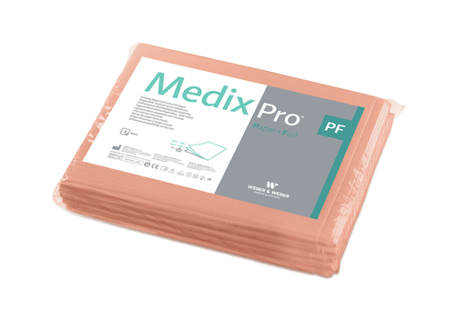 Prześcieradło medyczne bibułowo-foliowe MedixPro 77x210 cm | WEBER&WEBER, MedixPro